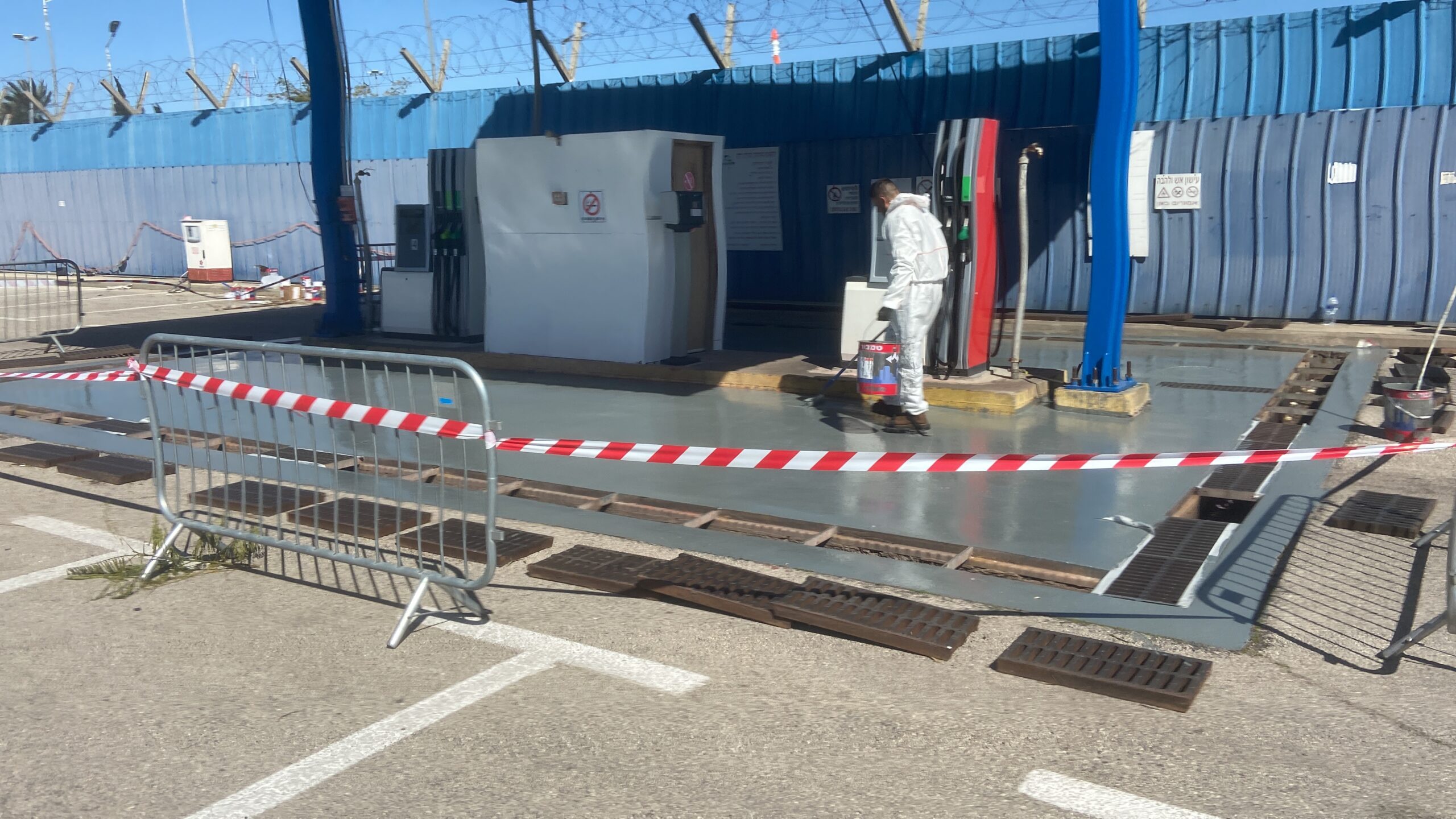 יציקות אפוקסי לרצפת תחנת דלק — תמונה 2